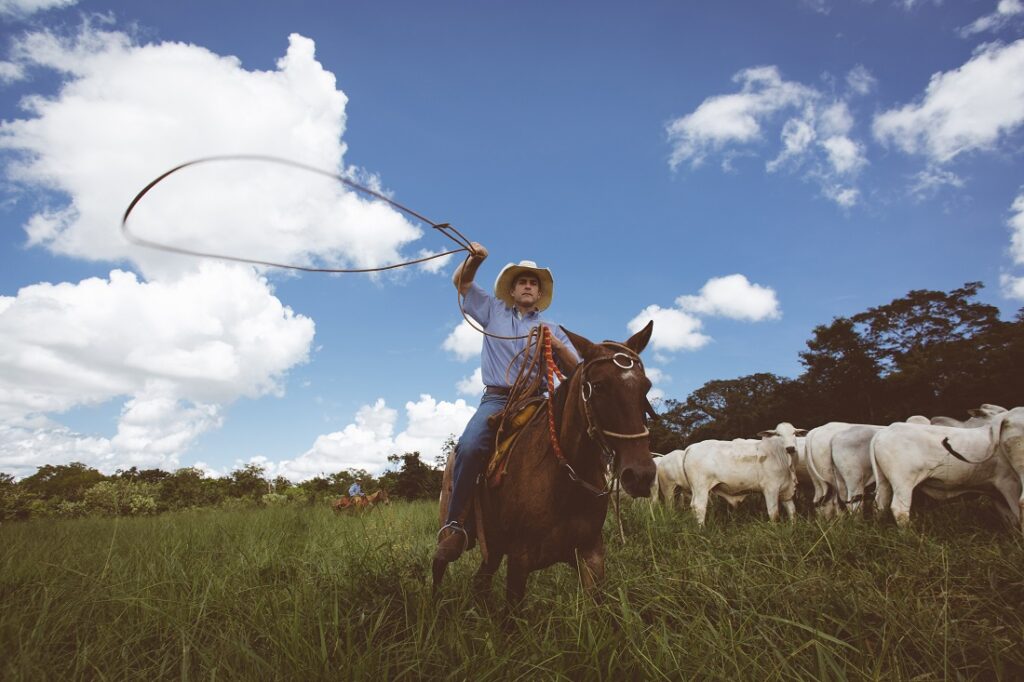 John Carter on his farm in Mato Grosso (Photo: Pedro Dias/Dinheiro Rural)