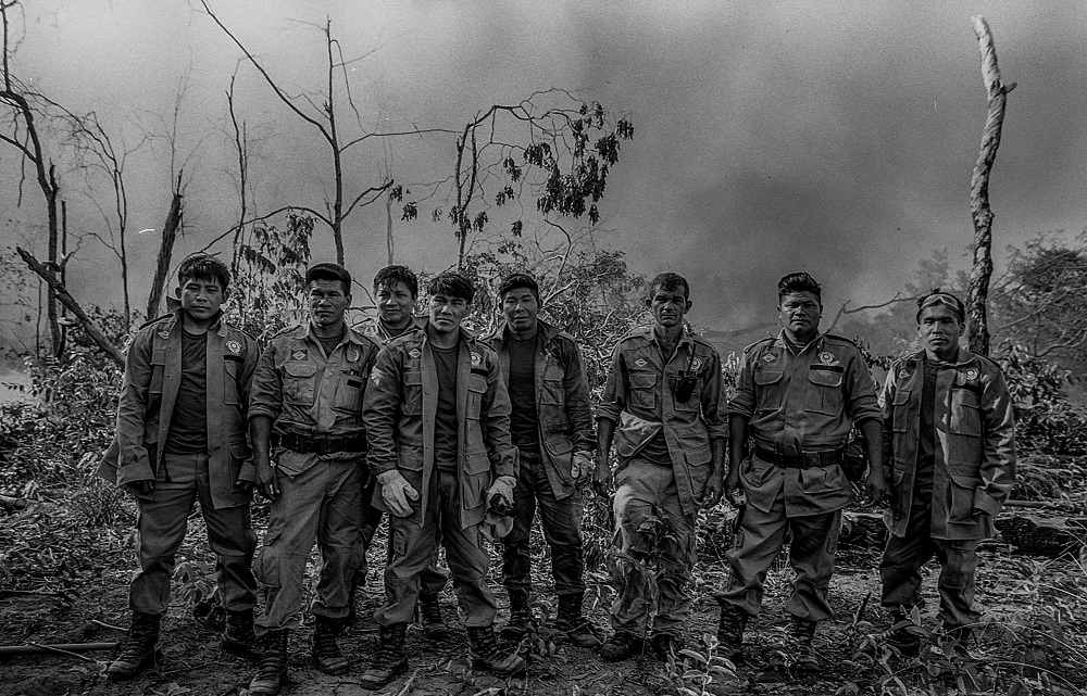 Kamayurá Brigade from Alto do XIngu (photo: Tito West)