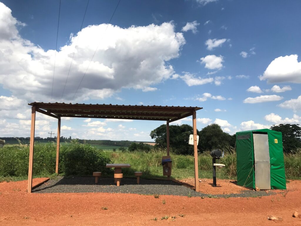 Espaço de vivência fixa para o trabalhador do campo