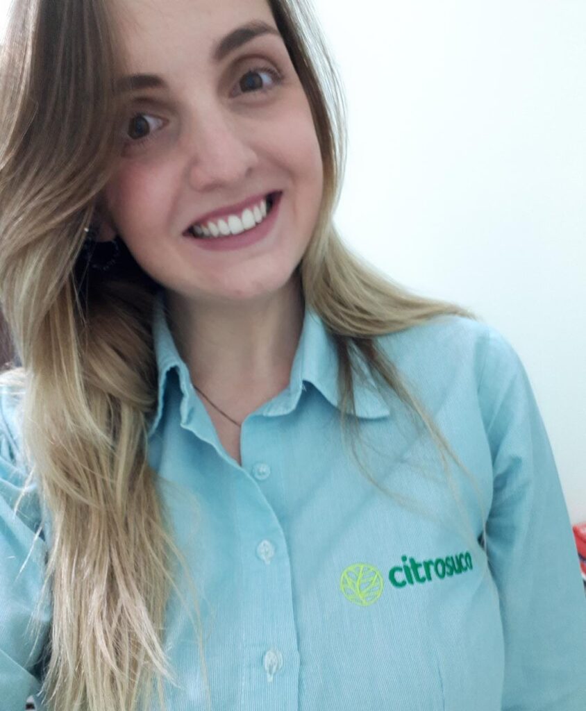 Fabiana Quaggio, líder do programa na Citrosuco