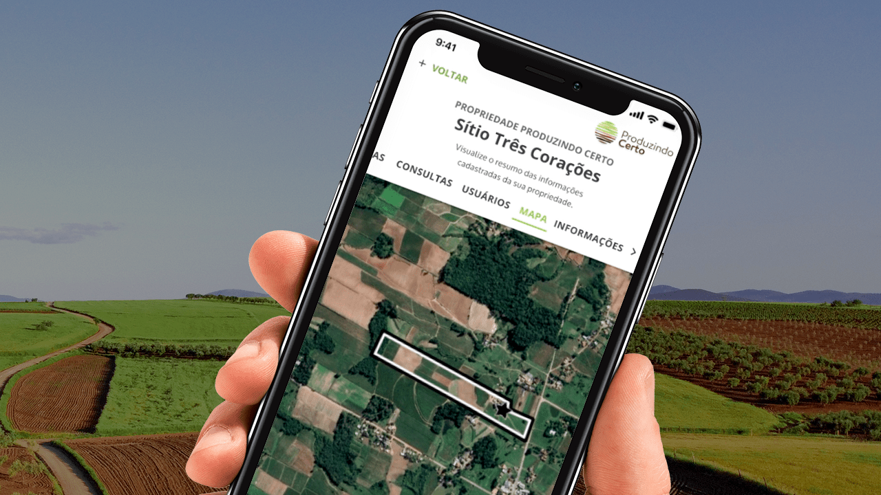 App Eu Produzo Certo: Como cadastrar e monitorar as informações socioambientais de suas propriedades